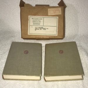 (2) Vintage Books complete with shipping labels and original packaging.